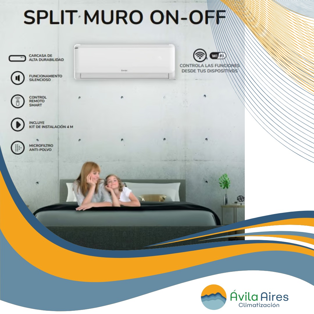 Aire Acondicionado Split Muro Airsys 12000 btu On Off (Convencional) Frío/Calor